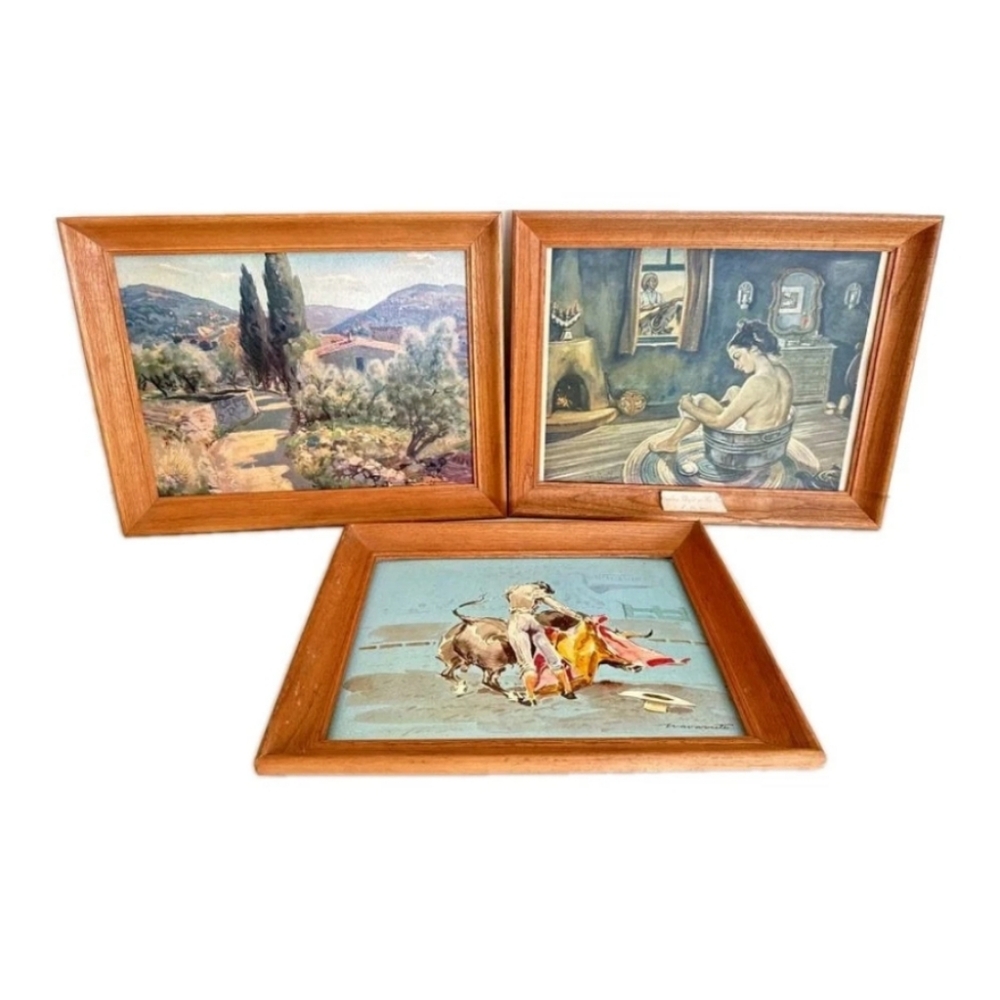 11" x 14" Museum Print Editions (3X) - Framed Canvas Prints of Famous Paintings